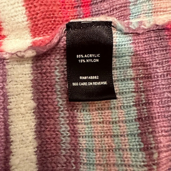 Torrid size 0 multi colored striped cardigan - Picture 7 of 7